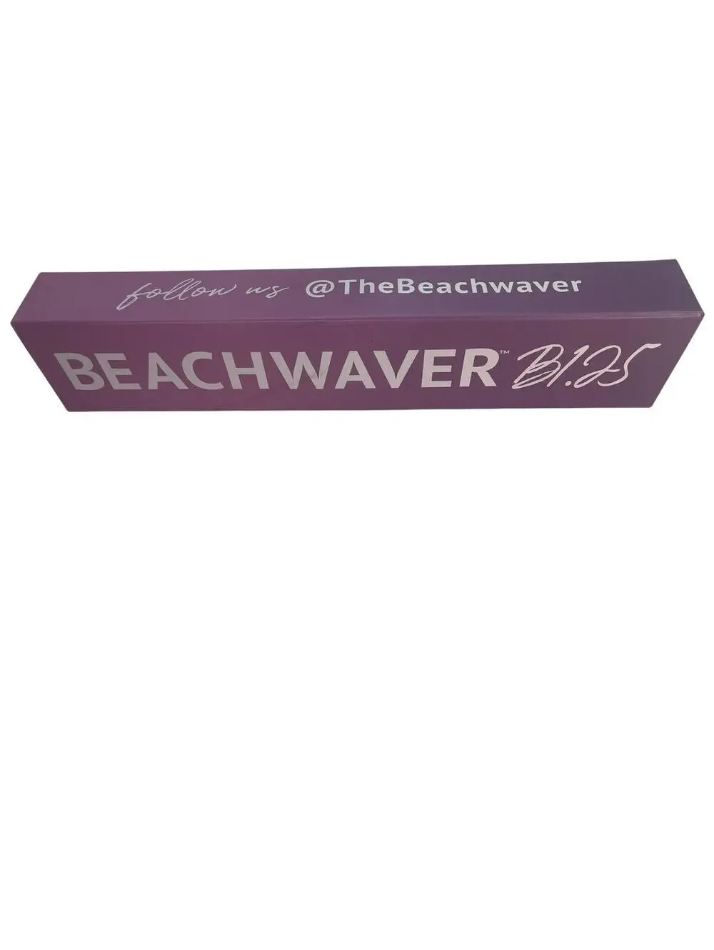 Beachwaver B1.25 Rotating Curling Iron 1.25in Purple Hair Styling Tool Women